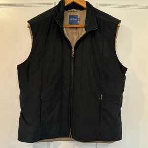 Falconnable Black Quilted Water Risistant Gilet or Vest Size XL
